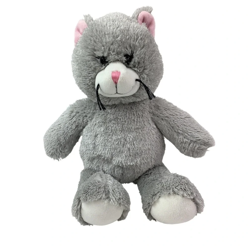 Build A Bear BAB Gray & Pink‎ Kitty Cat Whiskers & Eyelashes 17